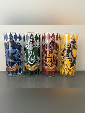 Harry Potter House Crest Glassware Set